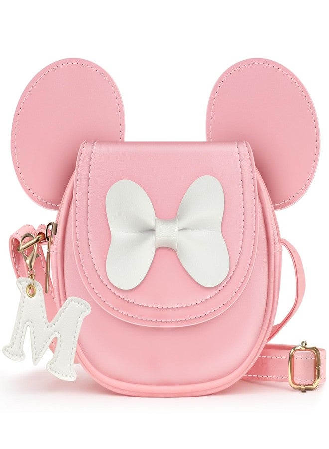 CaseBot Toddler Purse for Little Girls, Kids Cute Princess Style Bag for Ages 2 3 4 5 6 7 8 Year Old Birthday/Christmas Gift (Pink M) - Image 1